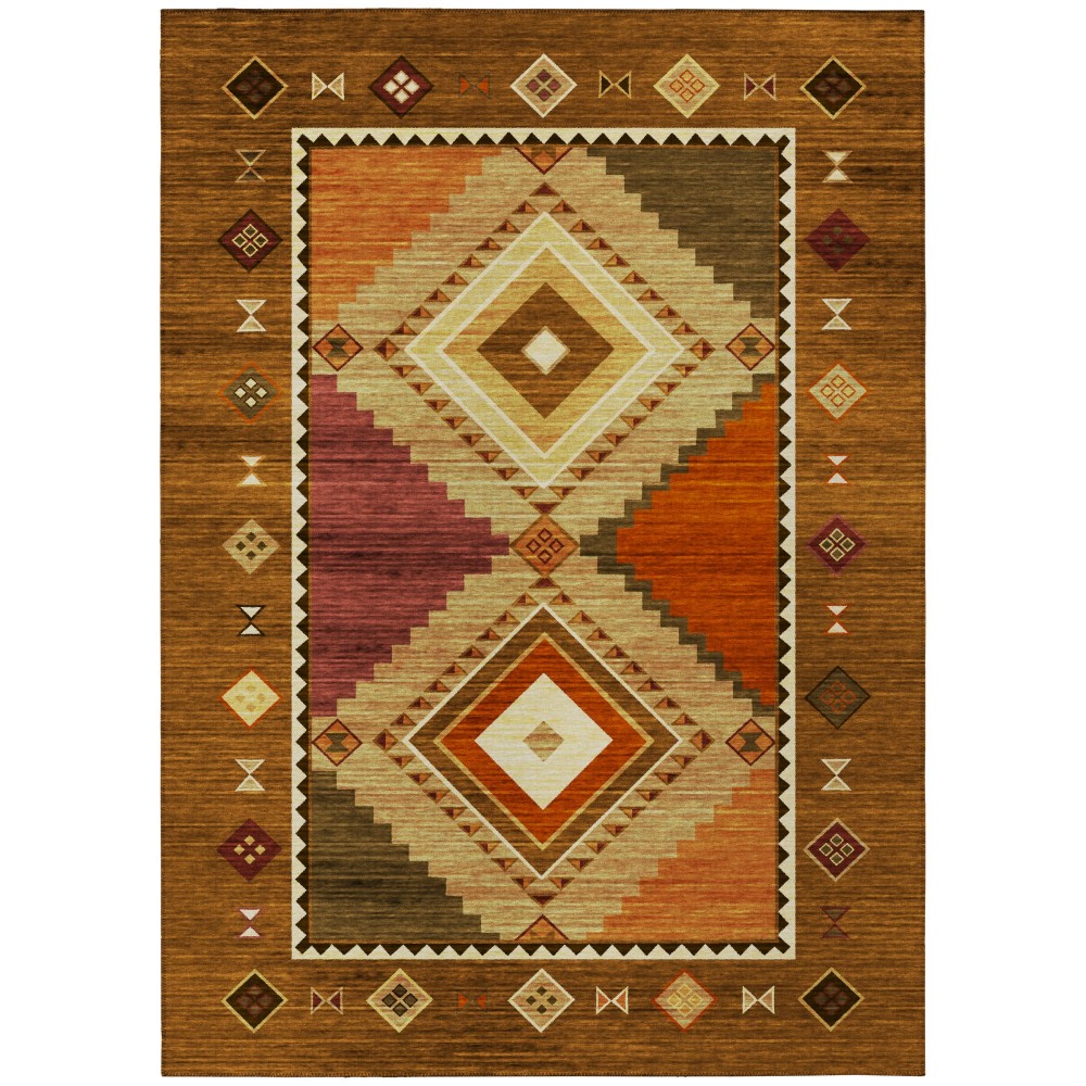 Indoor/Outdoor Phoenix PH2 Walnut Washable 9' x 12' Rug