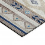 Indoor/Outdoor Phoenix PH3 Ivory Washable 8' x 10' Rug