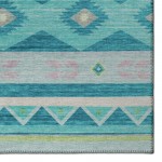 Indoor/Outdoor Phoenix PH3 Teal Washable 1'8" x 2'6" Rug