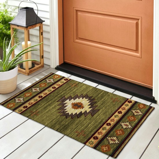 Indoor/Outdoor Phoenix PH4 Cactus Washable 1'8" x 2'6" Rug