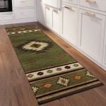 Indoor/Outdoor Phoenix PH4 Cactus Washable 2'3" x 7'6" Runner Rug