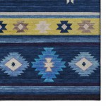 Indoor/Outdoor Phoenix PH4 Navy Washable 10' x 14' Rug