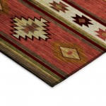 Indoor/Outdoor Phoenix PH4 Paprika Washable 1'8" x 2'6" Rug