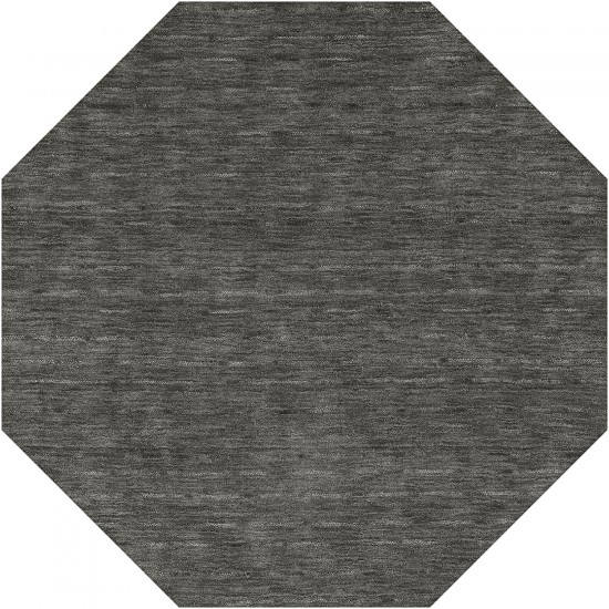 Rafia RF100 Charcoal 10' x 10' Octagon Rug