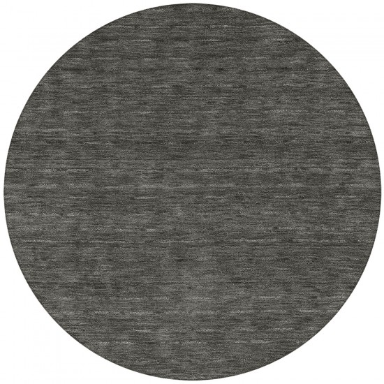 Rafia RF100 Charcoal 12' x 12' Round Rug