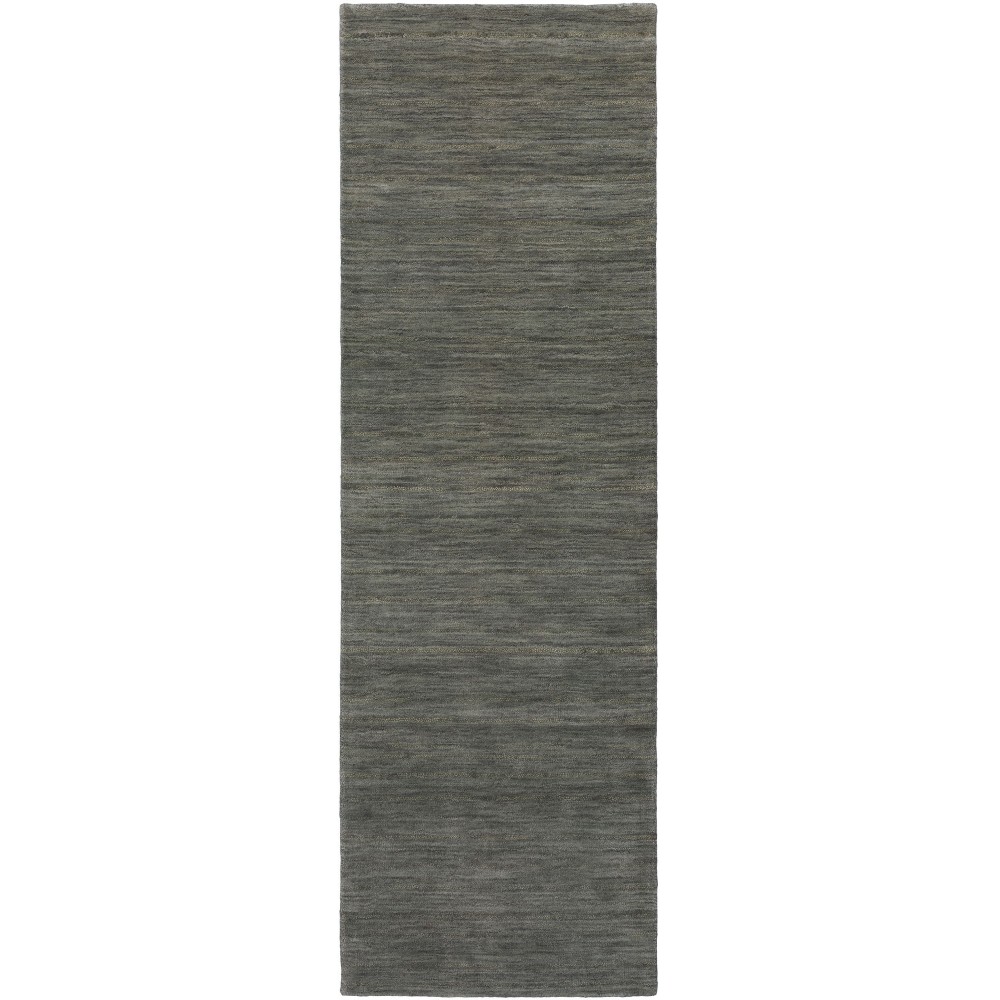 Rafia RF100 Charcoal 2'3" x 7'6" Runner Rug