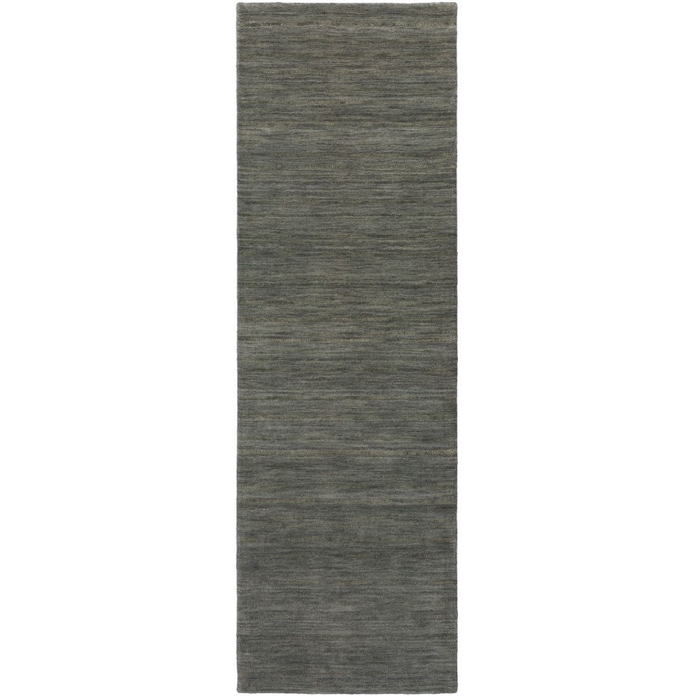 Rafia RF100 Charcoal 2'6" x 10' Runner Rug