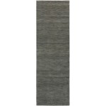 Rafia RF100 Charcoal 2'6" x 12' Runner Rug