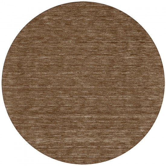 Rafia RF100 Chocolate 10' x 10' Round Rug