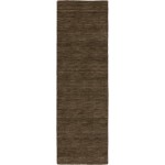 Rafia RF100 Chocolate 2\'6" x 10\' Runner Rug