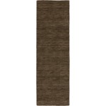 Rafia RF100 Chocolate 2'6" x 16' Runner Rug