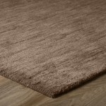 Rafia RF100 Chocolate 2'6" x 16' Runner Rug