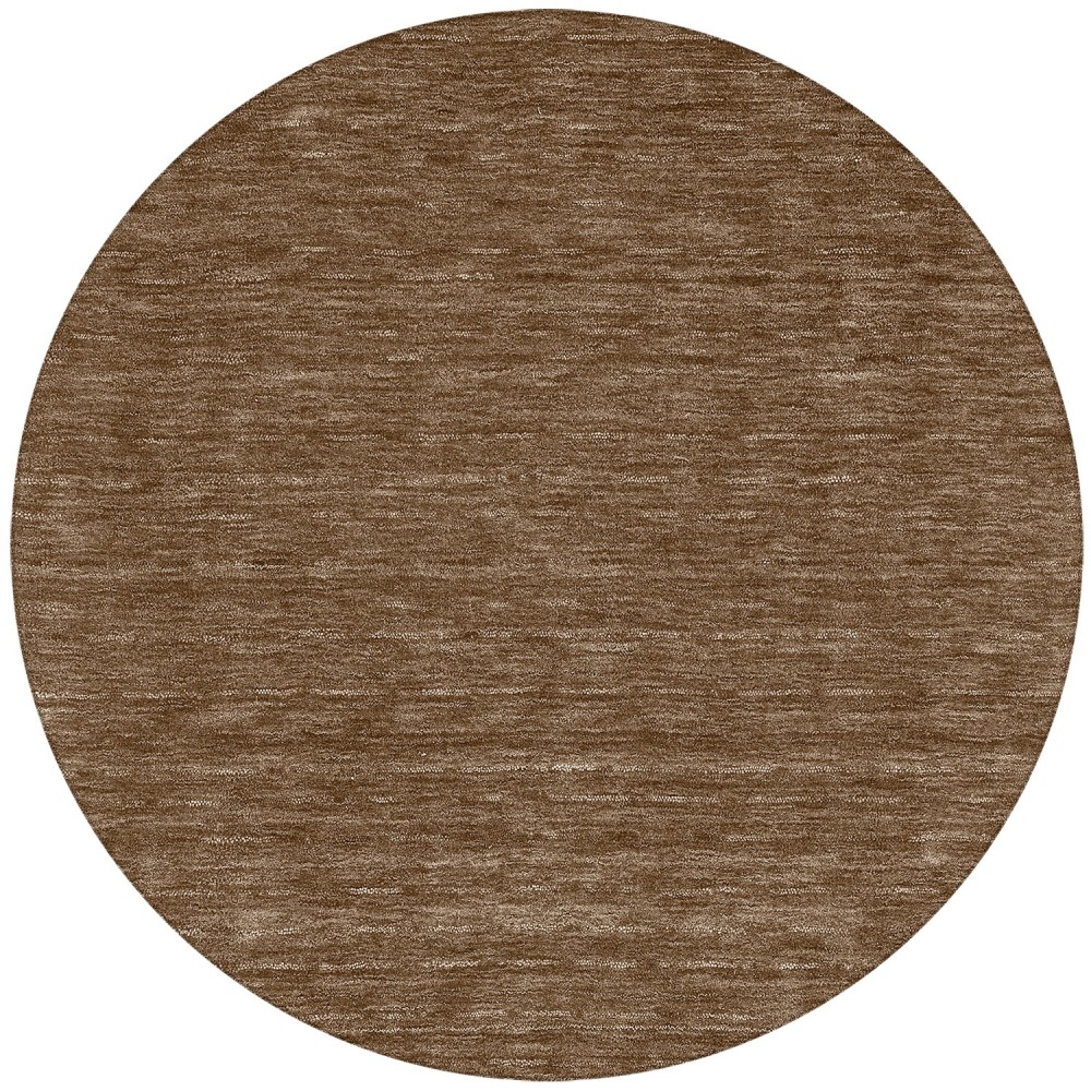 Rafia RF100 Chocolate 4' x 4' Round Rug