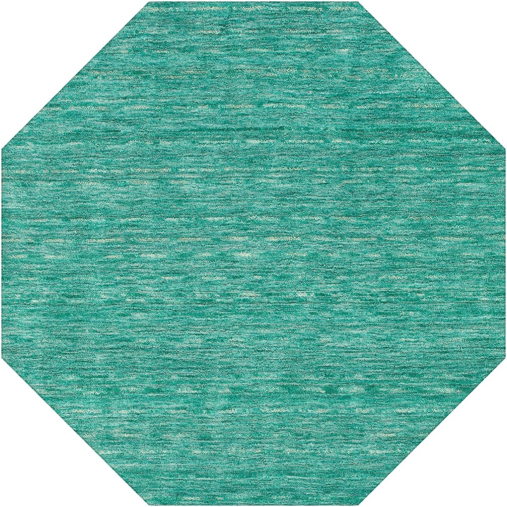 Rafia RF100 Emerald 10' x 10' Octagon Rug