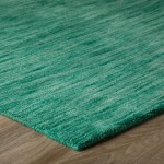 Rafia RF100 Emerald 2'3" x 7'6" Runner Rug
