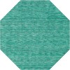 Rafia RF100 Emerald 8' x 8' Octagon Rug