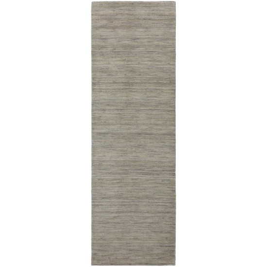 Rafia RF100 Granite 2'3" x 7'6" Runner Rug