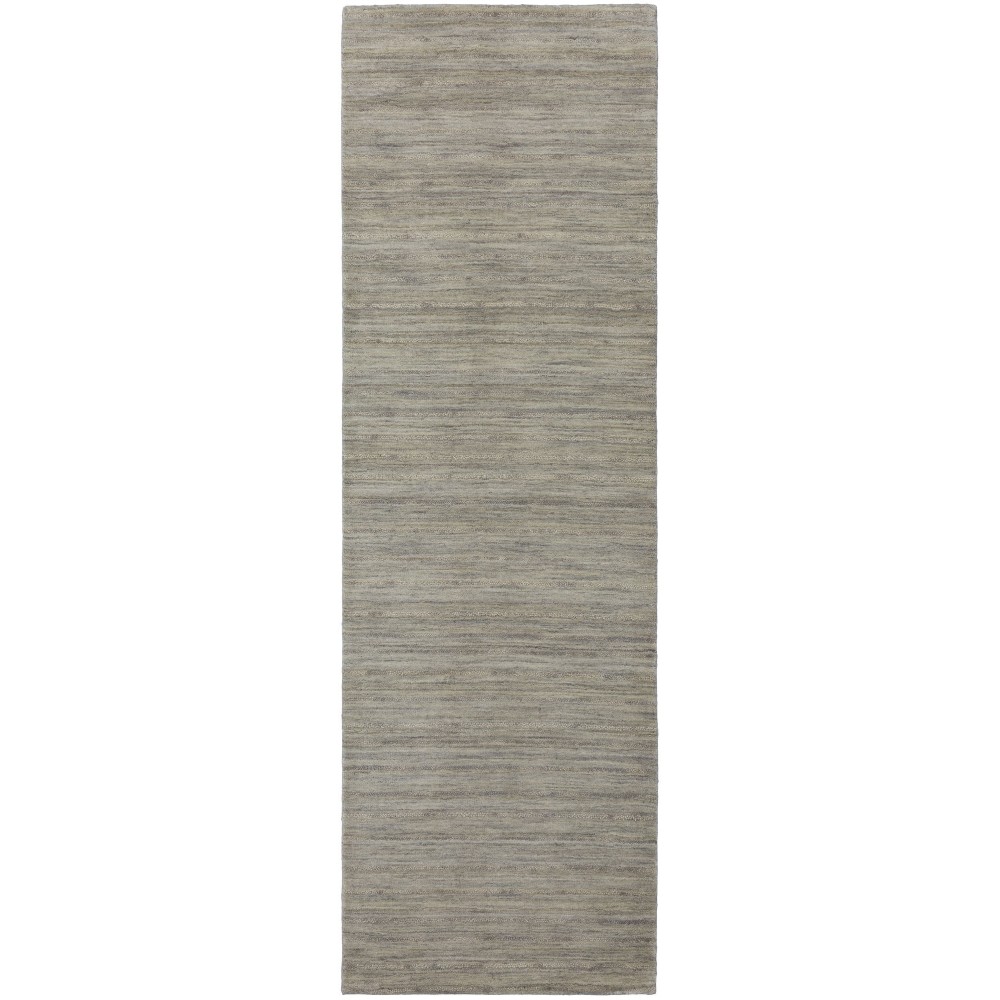 Rafia RF100 Granite 2'6" x 10' Runner Rug