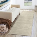 Rafia RF100 Linen 2'3" x 7'6" Runner Rug