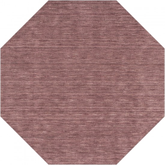 Rafia RF100 Plum 10' x 10' Octagon Rug