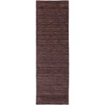 Rafia RF100 Plum 2'6" x 16' Runner Rug