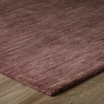 Rafia RF100 Plum 2'6" x 16' Runner Rug