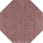 Rafia RF100 Plum 4\' x 4\' Octagon Rug
