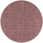 Rafia RF100 Plum 6\' x 6\' Round Rug