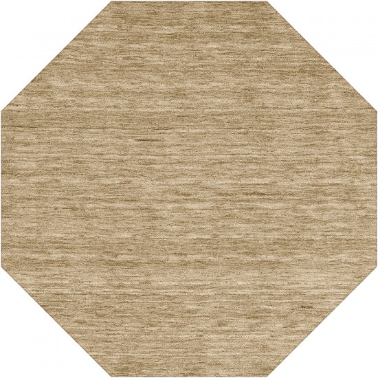 Rafia RF100 Taupe 10' x 10' Octagon Rug