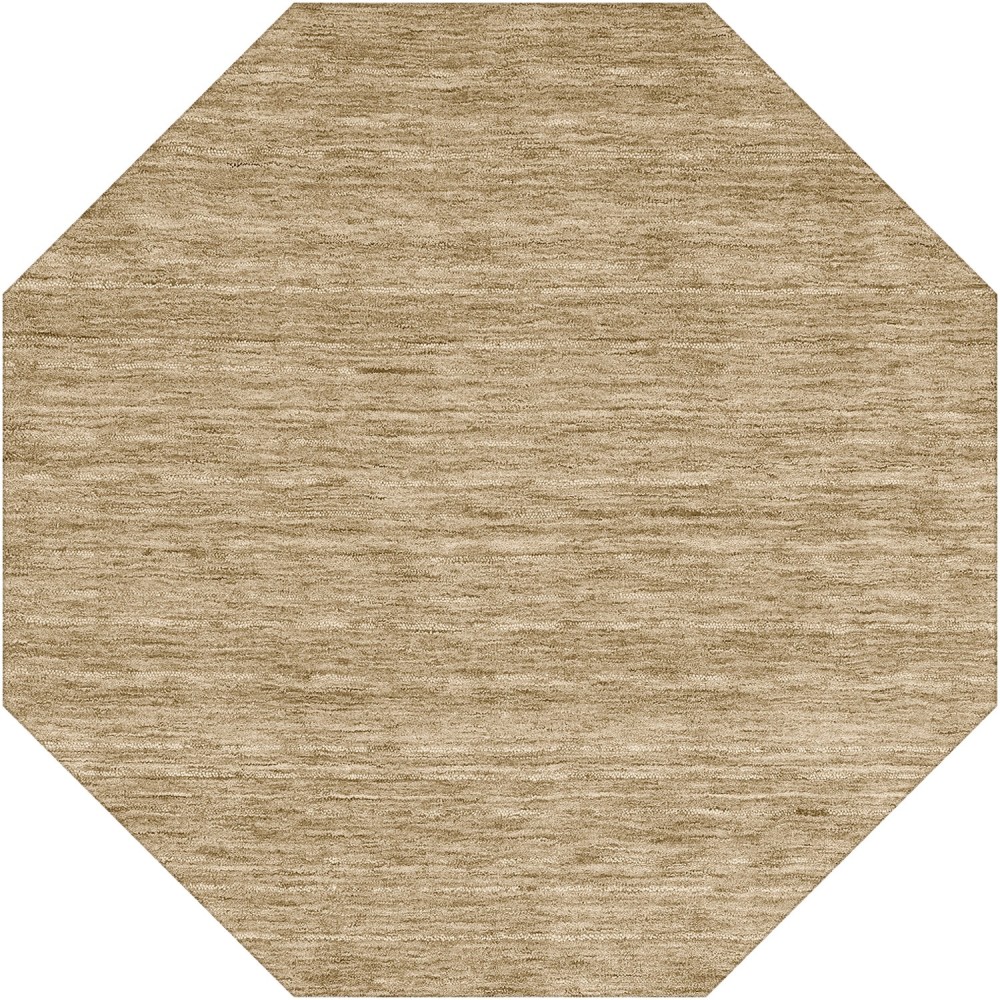 Rafia RF100 Taupe 4' x 4' Octagon Rug