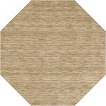 Rafia RF100 Taupe 6' x 6' Octagon Rug