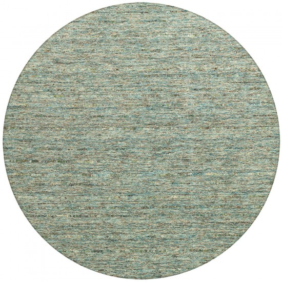 Reya RY7 Turquoise 10' x 10' Round Rug