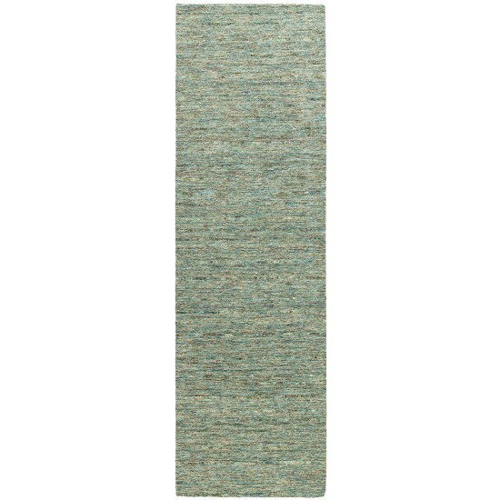 Reya RY7 Turquoise 2'3" x 7'6" Runner Rug