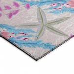 Indoor/Outdoor Seabreeze SZ1 Blush Washable 5' x 7'6" Rug