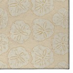 Indoor/Outdoor Seabreeze SZ10 Ivory Washable 1'8" x 2'6" Rug