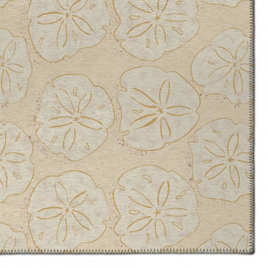 Indoor/Outdoor Seabreeze SZ10 Ivory Washable 10' x 14' Rug