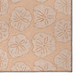 Indoor/Outdoor Seabreeze SZ10 Peach Washable 1'8" x 2'6" Rug