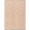 Indoor/Outdoor Seabreeze SZ10 Peach Washable 10' x 14' Rug