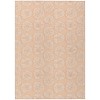 Indoor/Outdoor Seabreeze SZ10 Peach Washable 8' x 10' Rug