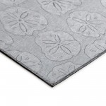 Indoor/Outdoor Seabreeze SZ10 Silver Washable 10' x 14' Rug