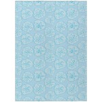 Indoor/Outdoor Seabreeze SZ10 Sky Washable 5' x 7'6" Rug