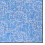Indoor/Outdoor Seabreeze SZ11 Cobalt Washable 8' x 10' Rug