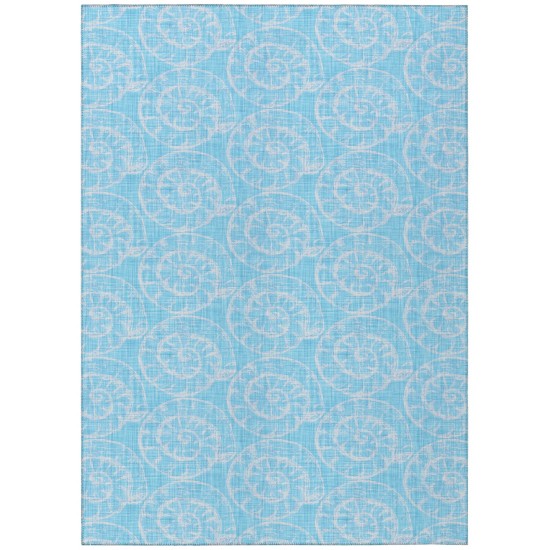 Indoor/Outdoor Seabreeze SZ11 Poolside Washable 3' x 5' Rug