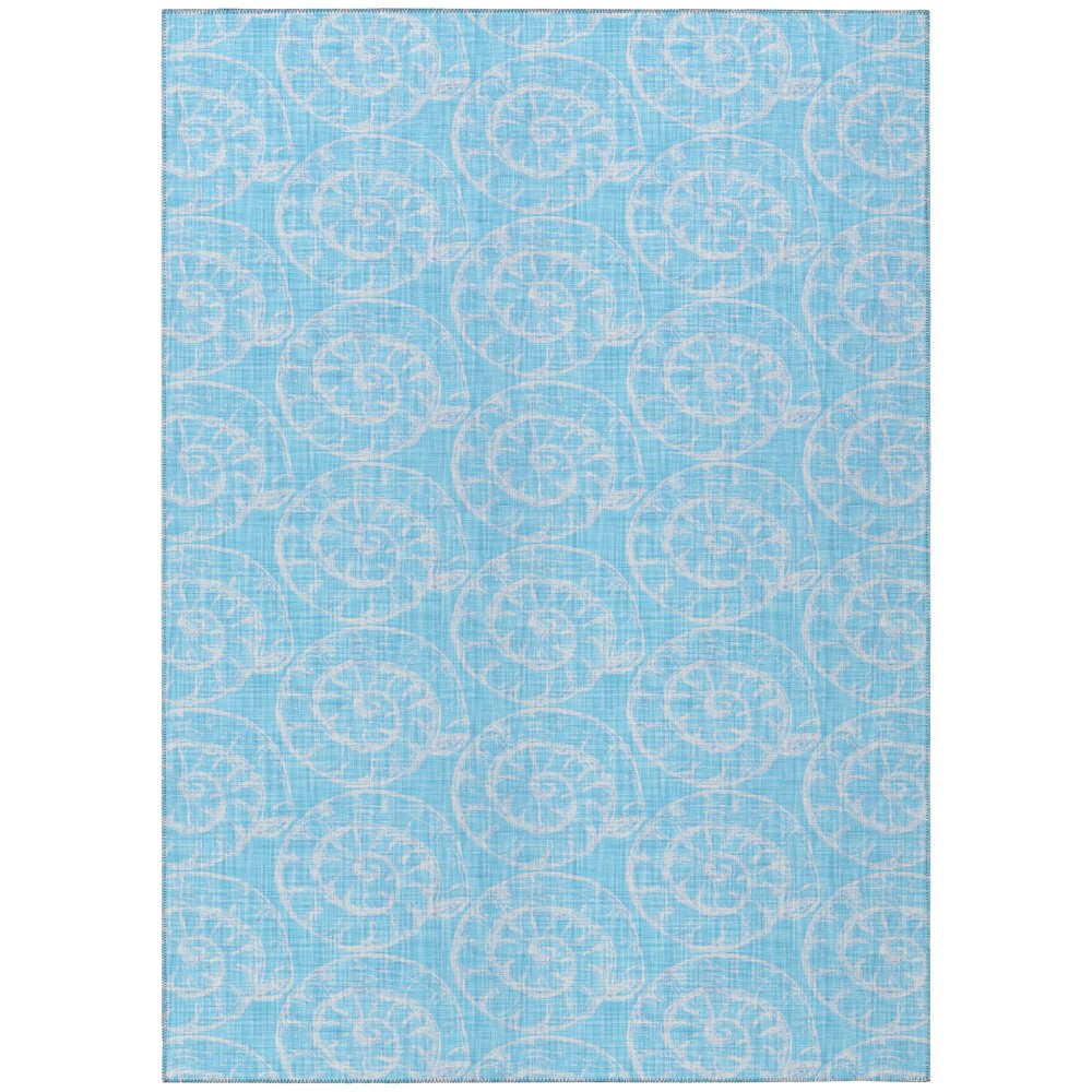 Indoor/Outdoor Seabreeze SZ11 Poolside Washable 9' x 12' Rug
