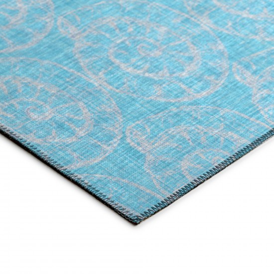 Indoor/Outdoor Seabreeze SZ11 Poolside Washable 9' x 12' Rug