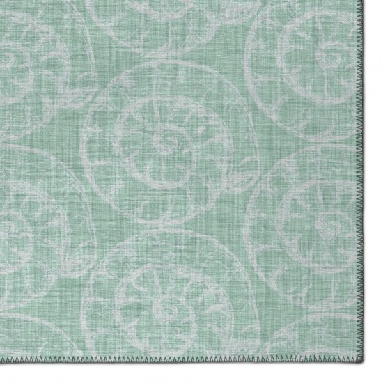 Indoor/Outdoor Seabreeze SZ11 Sage Washable 1'8" x 2'6" Rug