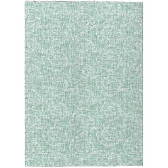 Indoor/Outdoor Seabreeze SZ11 Sage Washable 10' x 14' Rug