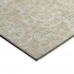 Indoor/Outdoor Seabreeze SZ11 Taupe Washable 1'8" x 2'6" Rug