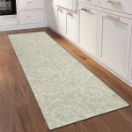 Indoor/Outdoor Seabreeze SZ11 Taupe Washable 2'3" x 7'6" Runner Rug