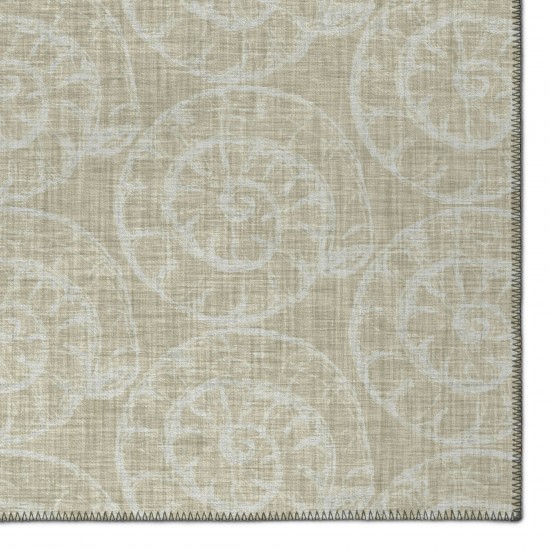 Indoor/Outdoor Seabreeze SZ11 Taupe Washable 3' x 5' Rug
